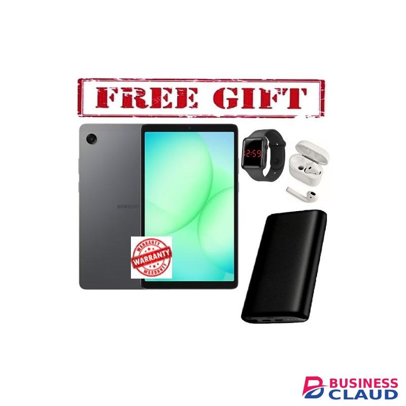 Samsung TAB A11 4GB RAM + 64GB,Battery: 5100Mah- COMES WITH FREE LED WATCH , POWERBANK AND AIRPODS FOR YOU gray