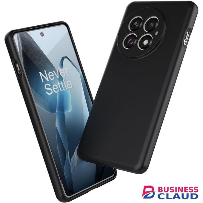 Premium Original Silicone Case for ONE PLUS 13 (1+ 13) – Soft Touch, Shockproof and Scratch-Resistant Protective Cover - Black Edition