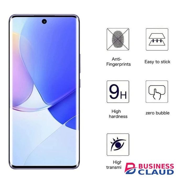 Infinix Hot 60 Pro Plus Full Glue Curved Tempered Glass - Screen Protector