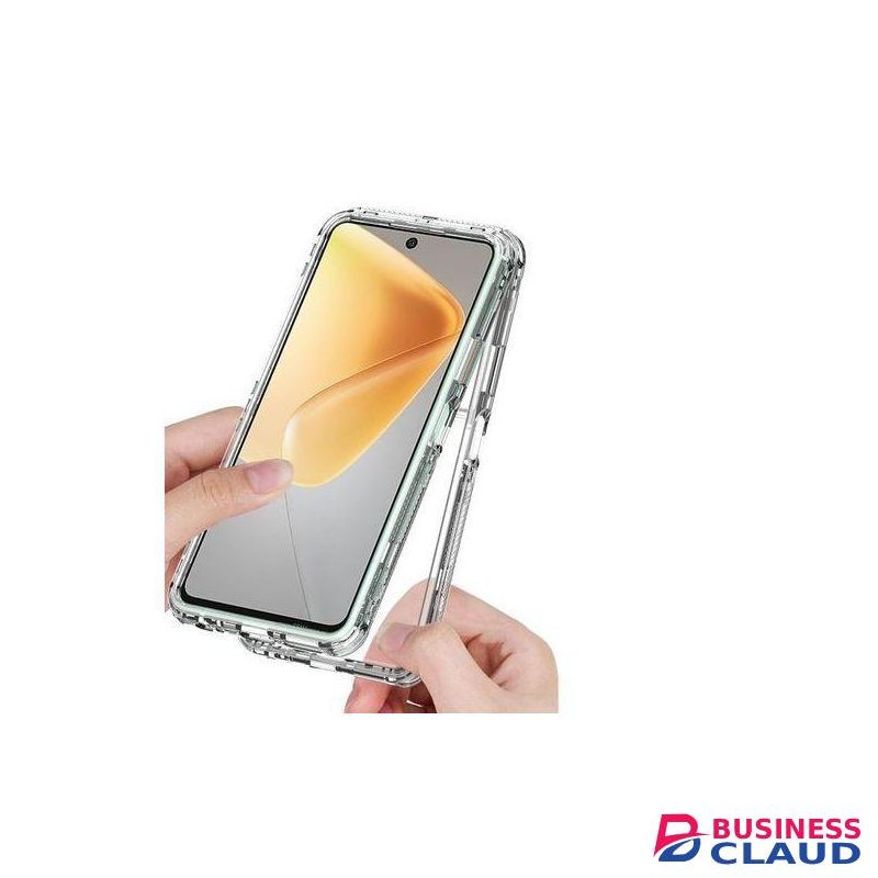 Case For Infinix Hot 50 Transparent 3-Layer Protective Bumper Case