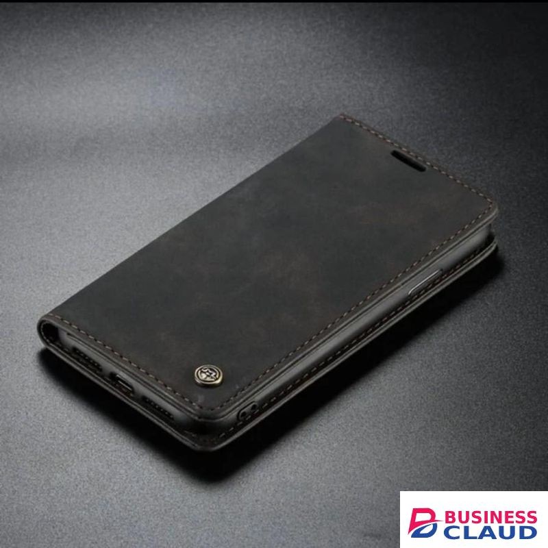 ID/Cards and Cash Wallet, All round Protection Leather Flip Cover Case for Infinix Hot 40i