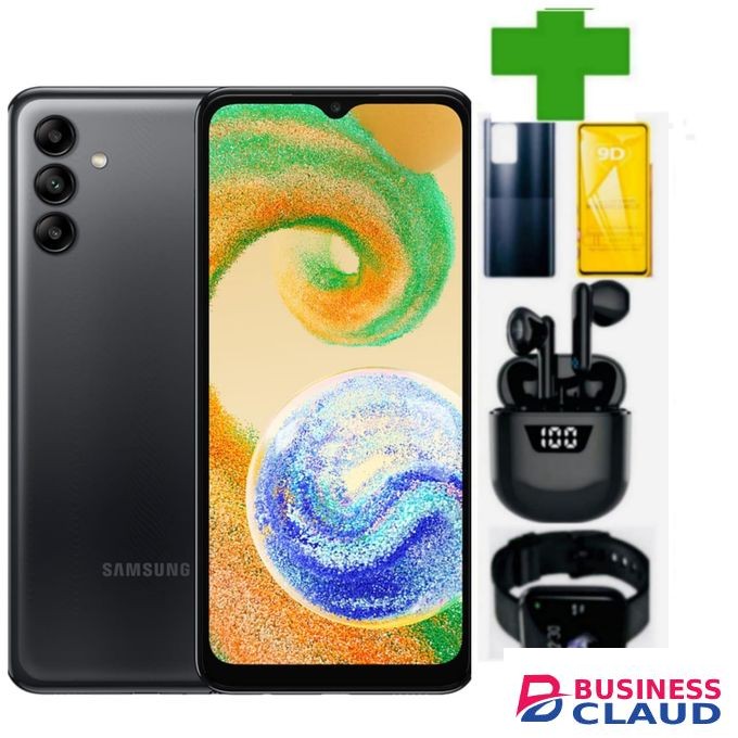 Samsung Galaxy A04s, 6.5", 128GB + 4GB RAM (Dual SIM), 50MP, 5000mAh+GIFTS,COVER,I12 PODS,LED WATCH
