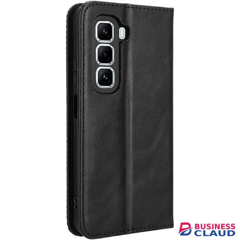 ID/Cards and Cash Wallet, All round Protection Leather Flip Cover Case for Infinix Hot 50 Pro+ (Hote 50 Pro Plus)