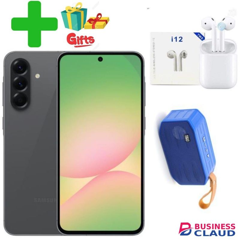 Samsung Galaxy A56 5G 6.6 " RAM 8GB + 256GB ROM (Dual SIM), 5000mAh+GIFTS I12,TG SPEAKER