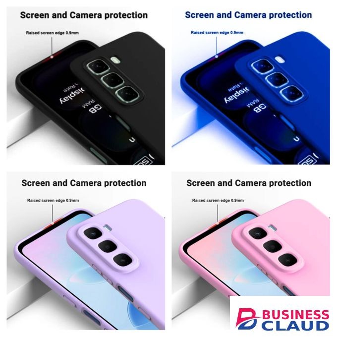 Infinix Hot 60 5G / Hot 60i 4G Liquid Silicone Phone Case with Anti-Fingerprint Matte Surface