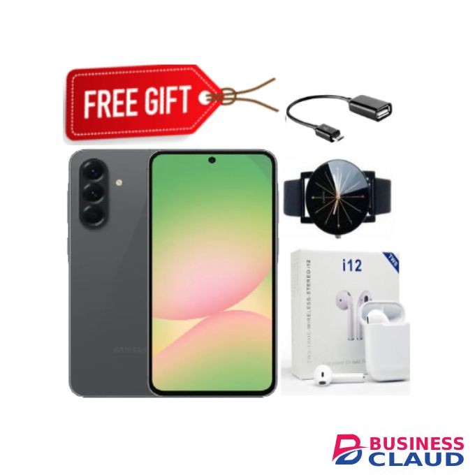 Samsung Galaxy A56 5G, 6.7", 128GB ROM + 8GB RAM (Dual SIM), 5000mAh - Awesome graphite+Free Gifts