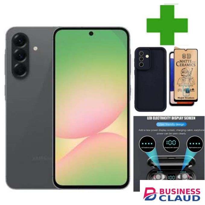 Samsung Galaxy A56 5G 6.6 " RAM 8GB + 256GB ROM (Dual SIM), 5000mAh ADAPTER COVER F9
