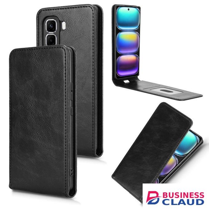 For Infinix Hot 50 Pro 4G Magnetic Vertical Flip Leather Phone Case