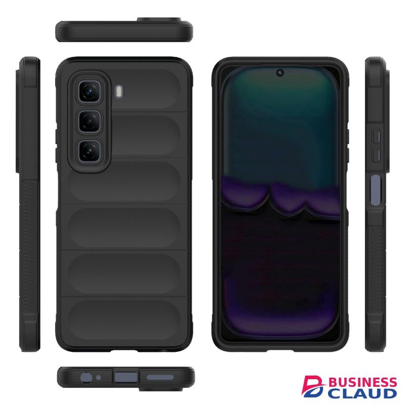 For Infinix Hot 50 4G Global Magic Shield TPU + Flannel Phone Case