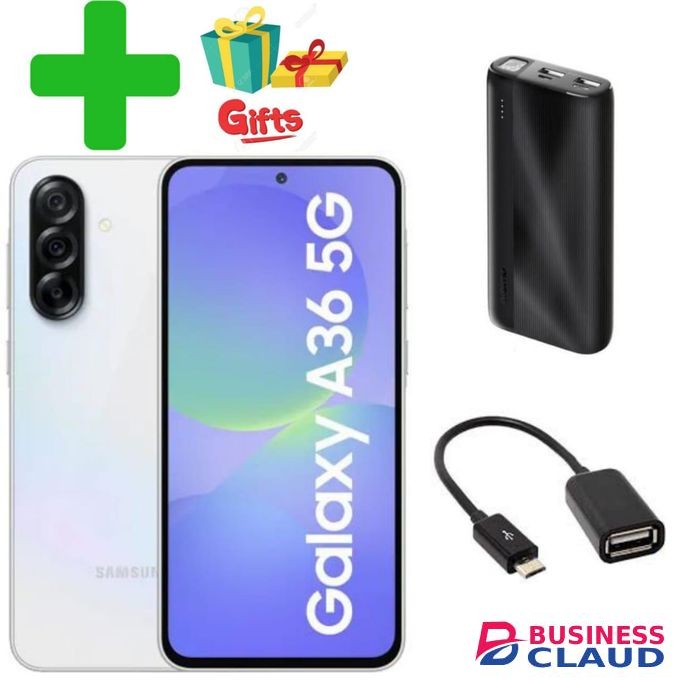 Samsung GALAXY A36 5G 6.7 DISPLAY 8GB RAM + 256 ROM 5000Mah BATTERY DUAL SIM.+GIFTS POWER BANK