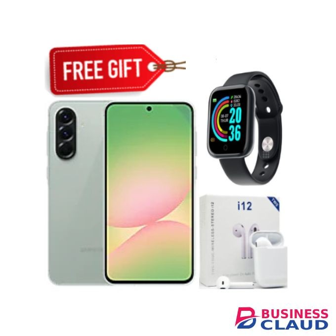 Samsung Galaxy A56 5G, 6.7", 128GB ROM + 8GB RAM (Dual SIM), 5000mAh - Awesome olive+Smrtwatch+earpods