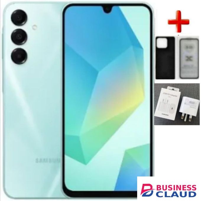 Samsung GALAXY A16, 6.7'' HD+, 6GB RAM + 128GB ROM,50MP Camera, 5000mAh Battery+COVER+PROTECTOR+ADAPTER.