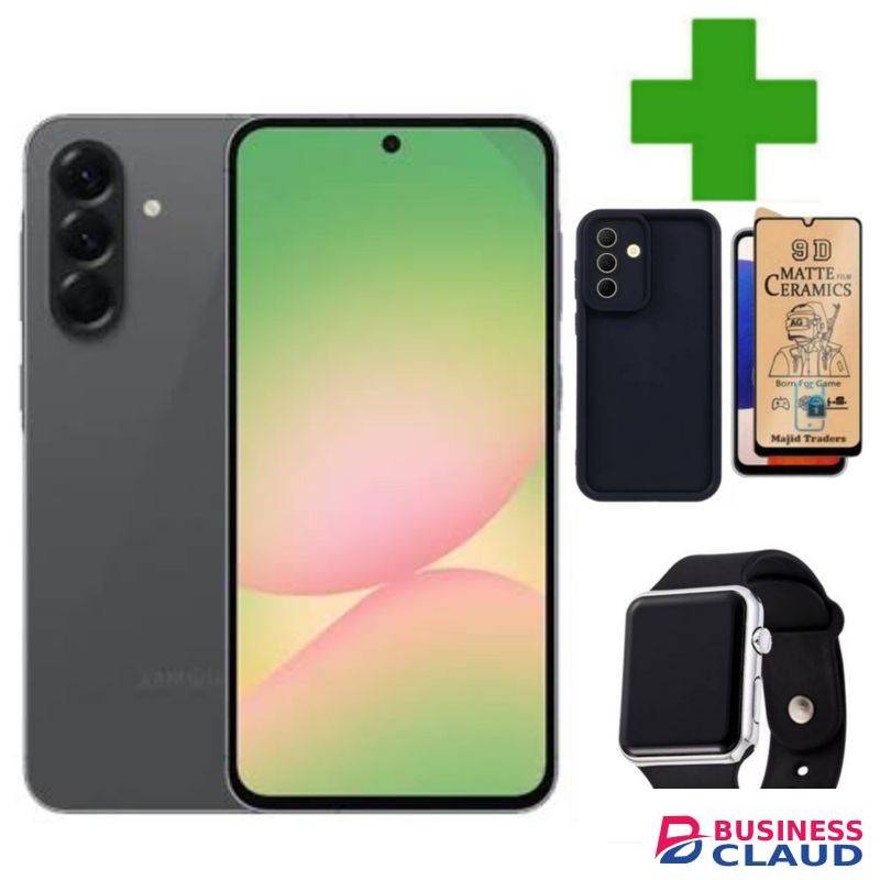 Samsung Galaxy A56 5G 6.6 " RAM 8GB + 256GB ROM (Dual SIM), 5000mAh ADAPTER COVER WATCH