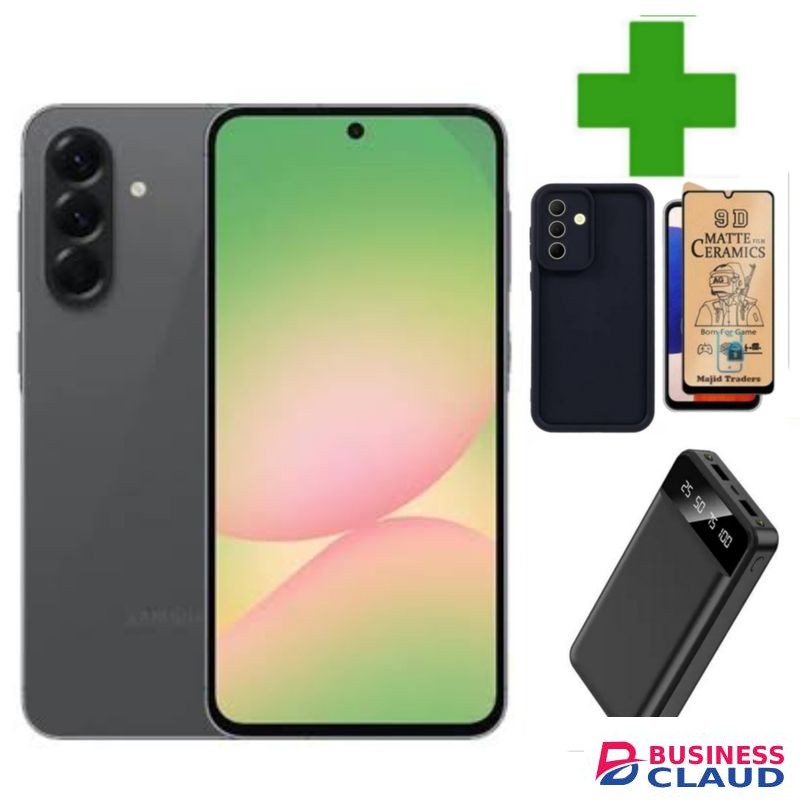 Samsung Galaxy A56 5G 6.6 " RAM 8GB + 256GB ROM (Dual SIM), 5000mAh ADAPTER COVER POWER BANK