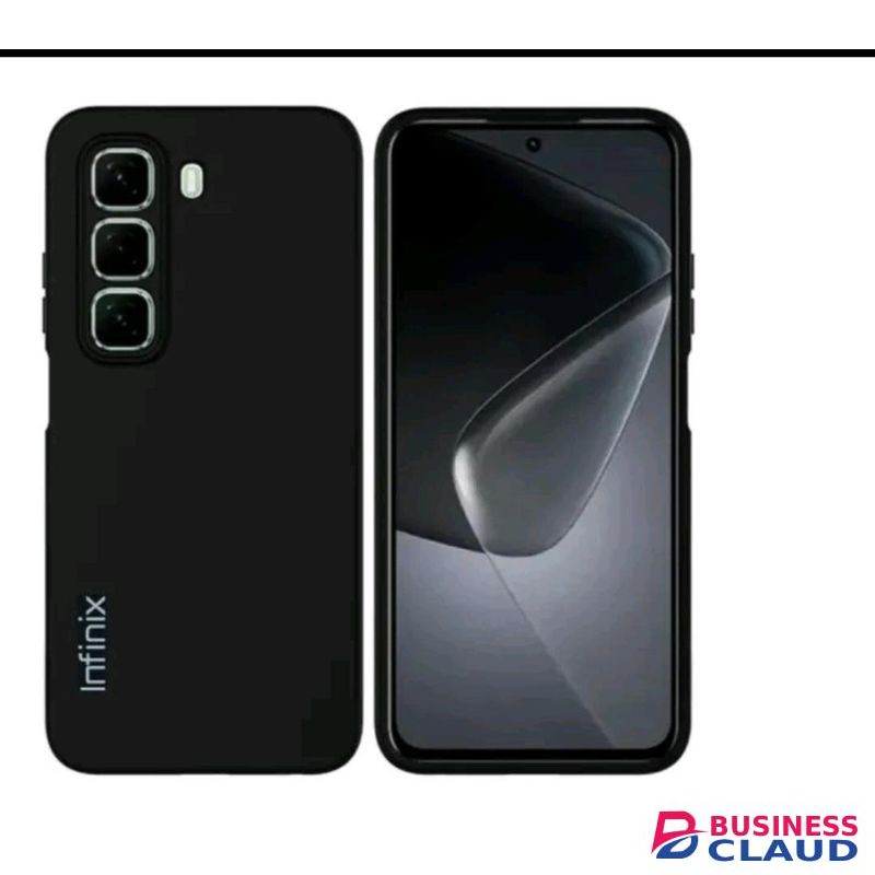 Infinix Hot 60 Pro Plus (+)Original Premium Silicone Phone Case/cover_Black