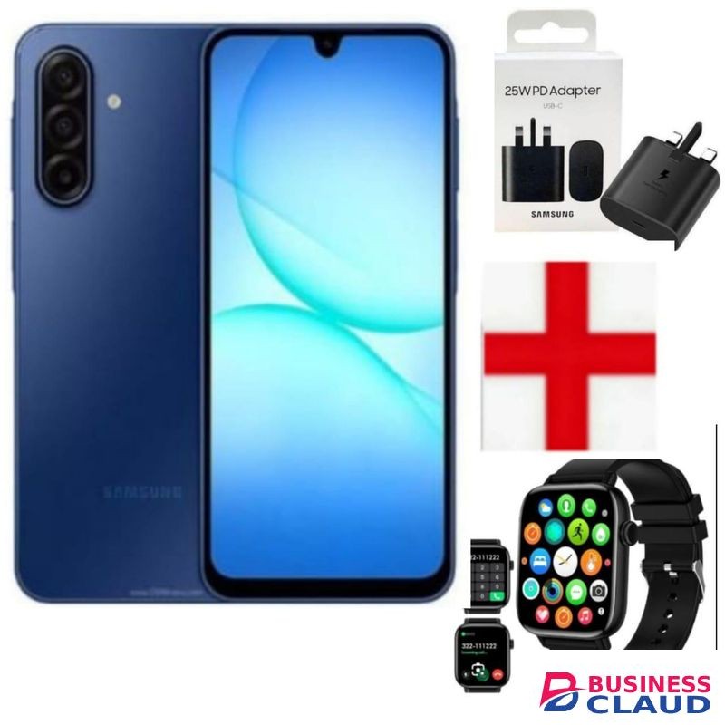 Samsung GALAXY A17, 6.7'' HD+, 8GB RAM + 256 GB ROM, DUAL SIM, 50MP, 5000mAh PLUS FREE SMARTWATCH