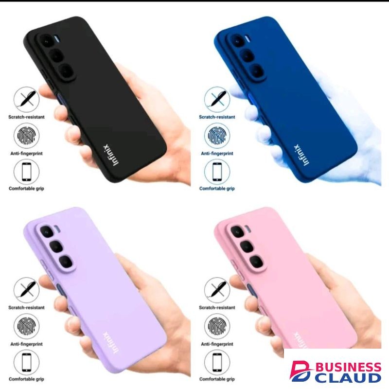 Infinix Hot 60i Original Premium Silicone Phone Case/cover_purple