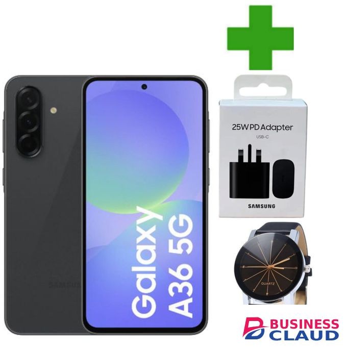 Samsung Galaxy A36 5G, 6.6", 128GB + 6GB RAM (Dual SIM), 50mAh, 5000mAh ADAPTER WATCH