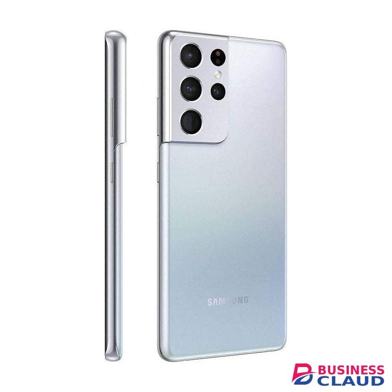 Samsung Galaxy S21 Ultra 5G- 12GB RAM+128GB ROM - Duos- Physical Sim Plus E Sim - Phantom Silver