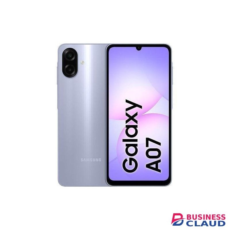 Samsung Galaxy A07, 6.7", 8GB RAM + 256GB RM (Dual SIM), 5000mAh, Light Violet + Travel Adapter & Tripod Stand