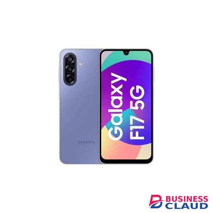 Samsung Galaxy F17 5G, 6.7", 128GB ROM + 4GB RAM (Dual SIM), 5000mAh, Violet Pop + Charging Adapter, Power Bank & Airods