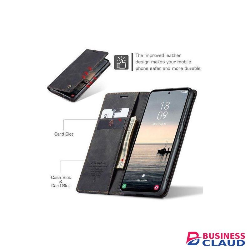 Infinix Hot 60 Case Flip Wallet Book Leather Magnetic Stand Case with Card Slots & All-Round Protection Phone Case/ cover
