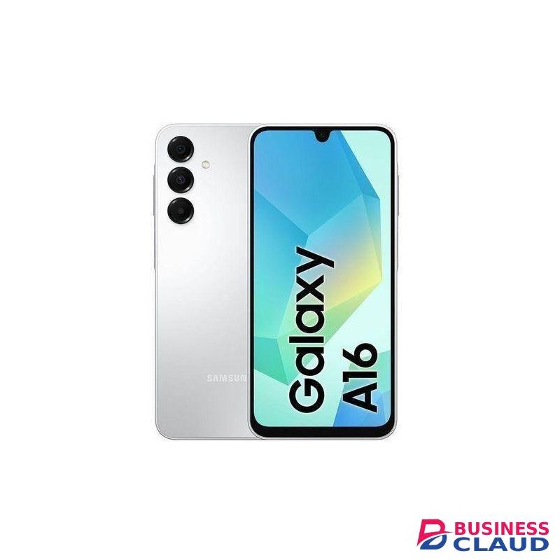 Samsung Galaxy A16, 6.7", 128GB ROM + 4GB RAM (Dual SIM), 5000mAh, Light Grey + Travel Adapter & Phone Cover