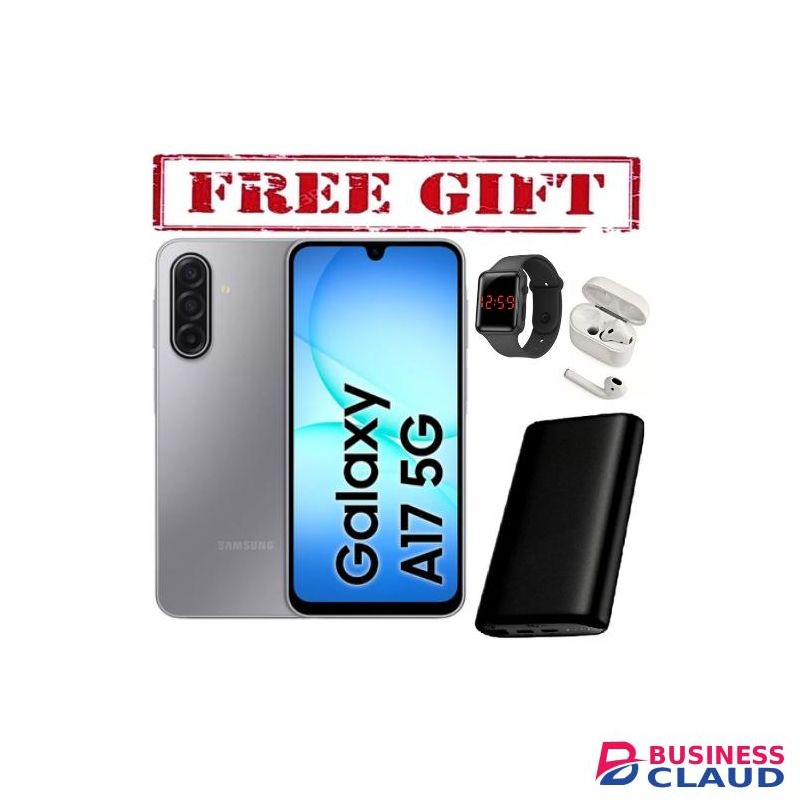 Samsung GALAXY A17 5G, 6.7'' HD+, 8GB RAM + 256 GB ROM, DUAL SIM, 50MP, 5000mAh COMES WITH FREE POWERBANK + AIRPODS + LED FOR YOU