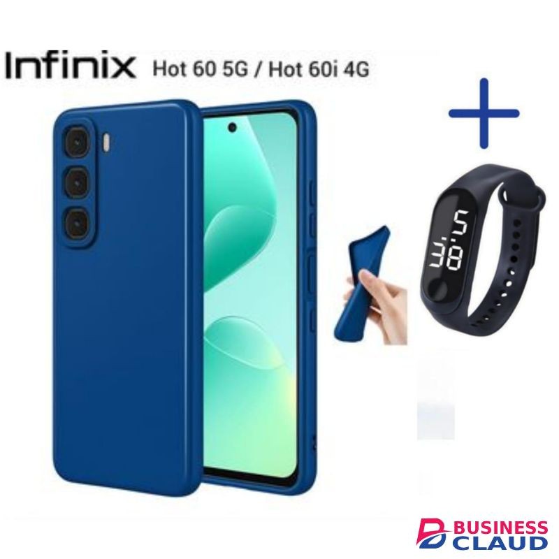 INFINIX HOT 60I soft back cover/Case LED 5
