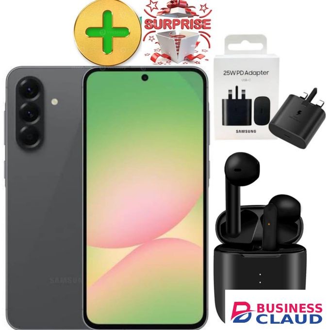 Samsung Galaxy A56 5G, 6.7", 256GB + 8GB RAM (Dual SIM), 5000mAh, Awesome give aways(POWER ADAPTER,I12 EARPODS)+24 MONTHS WARRANTY