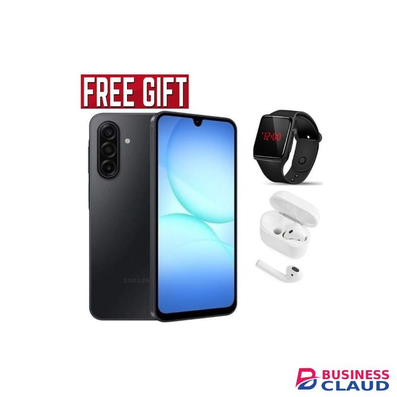 Samsung GALAXY A17, 6.7'' HD+, 8GB RAM + 256 GB ROM, DUAL SIM, 50MP, 5000mAh COMES WITH FREE GIFTS ( AIRPODS + LED WATCH) FOR YOU