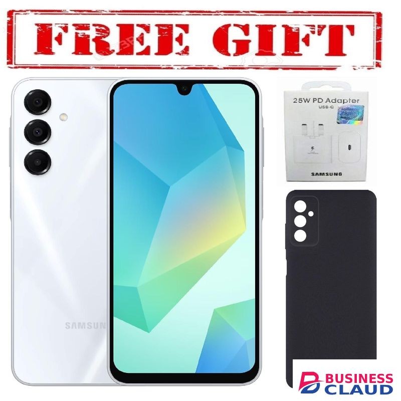 Samsung GALAXY A16, 6.7'' HD+, 6GB RAM + 128GB ROM, DUAL SIM, 50MP, 5000mAh COMES WITH FREE GIFTS (C TO C HEADER + SILICONE COVER ) FOR YOU