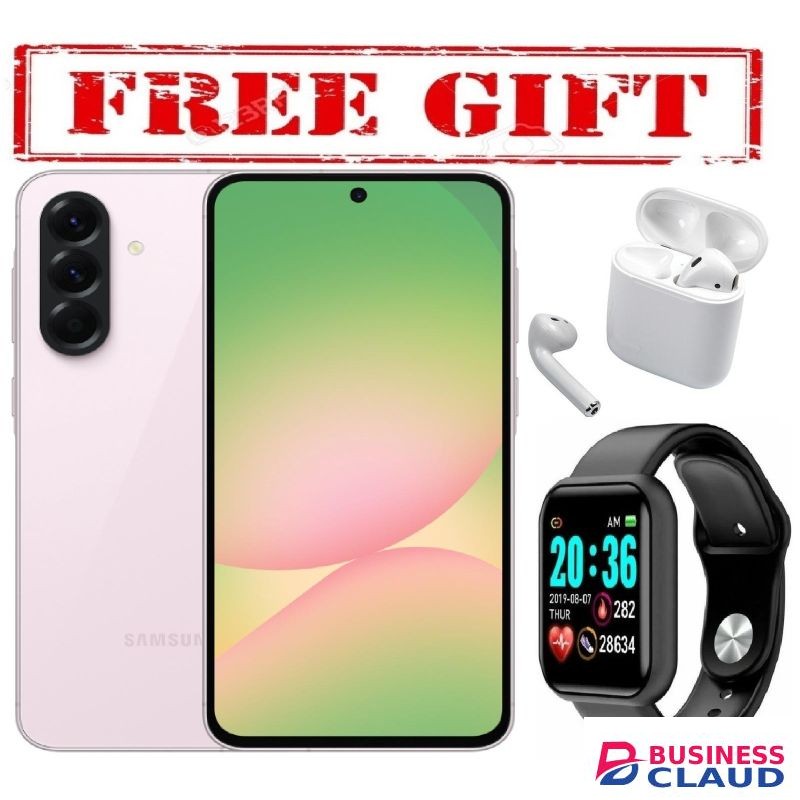 Samsung Galaxy A56 5G 6.6 " RAM 8GB + 256GB ROM (Dual SIM), 5000mAh COMES WITH FREE GIFTS ( AIRPODS + SMART WATCH) FOR YOU