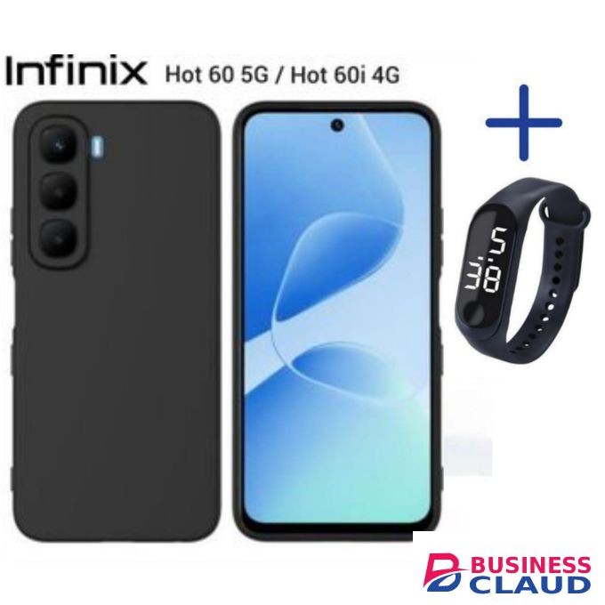 INFINIX HOT 60I soft back cover/Case LED