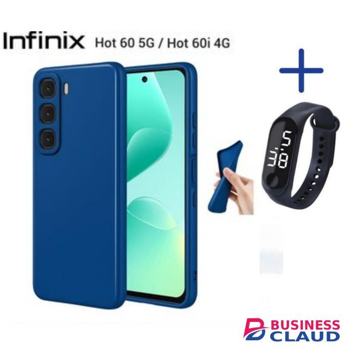 INFINIX HOT 60I soft back cover/Case LED 4