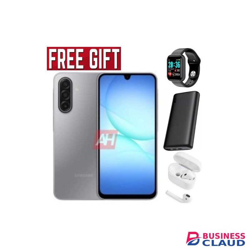 Samsung GALAXY A17, 6.7'' HD+, 6GB RAM + 128GB ROM, DUAL SIM, 50MP, 5000mAh COMES WITH FREE GIFTS ( AIRPODS + SMART WATCH +POWERBANK ) FOR YOU