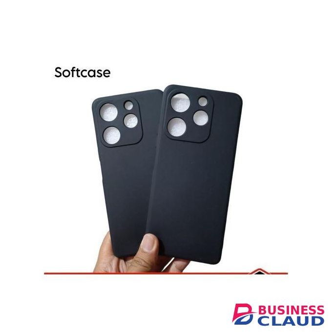 Infinix Hot 40i soft Silicone Cover Case - Black.