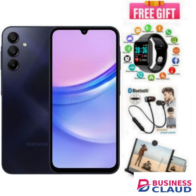 Samsung Galaxy A15, 6.5'' Display, 6GB RAM + 128GB ROM (Dual Sim) 50MP, 5000mAh+SPORT