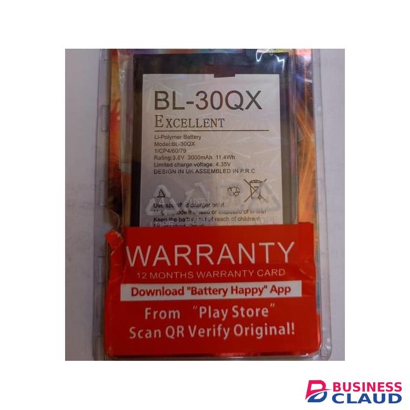 EXCELLENT Infinix Hot S (X521 ) Smartphone Replacement Battery (BL-30QX)