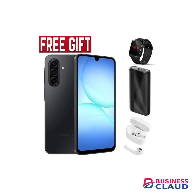 Samsung GALAXY A17, 6.7'' HD+, 8GB RAM + 256 GB ROM, DUAL SIM, 50MP, 5000mAh COMES WITH FREE GIFTS ( AIRPODS + LED WATCH +POWERBANK ) FOR YOU