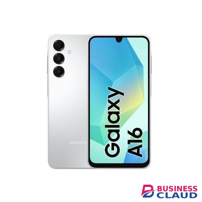 Samsung Galaxy A16, 6.7", 128GB ROM + 4GB RAM (Dual SIM), 5000mAh, Light Grey + F9 Earbuds, Phone Cover & Travel Adapter