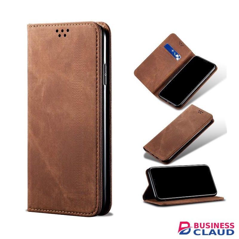 Premium Flip Wallet Leather Case for Infinix HOT 50 Pro Plus Stylish Book Cover with Card Slots and Full Protective Design - Royal Brown Leather