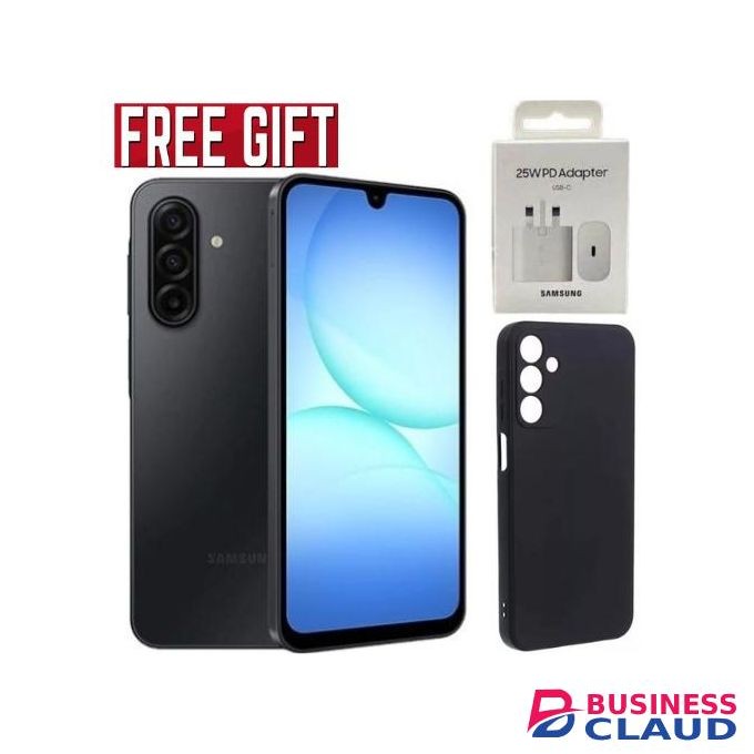Samsung GALAXY A17, 6.7'' HD+, 8GB RAM + 256 GB ROM, DUAL SIM, 50MP, 5000mAh COMES WITH FREE GIFTS (C TO C HEADER + SILICONE COVER ) FOR YOU