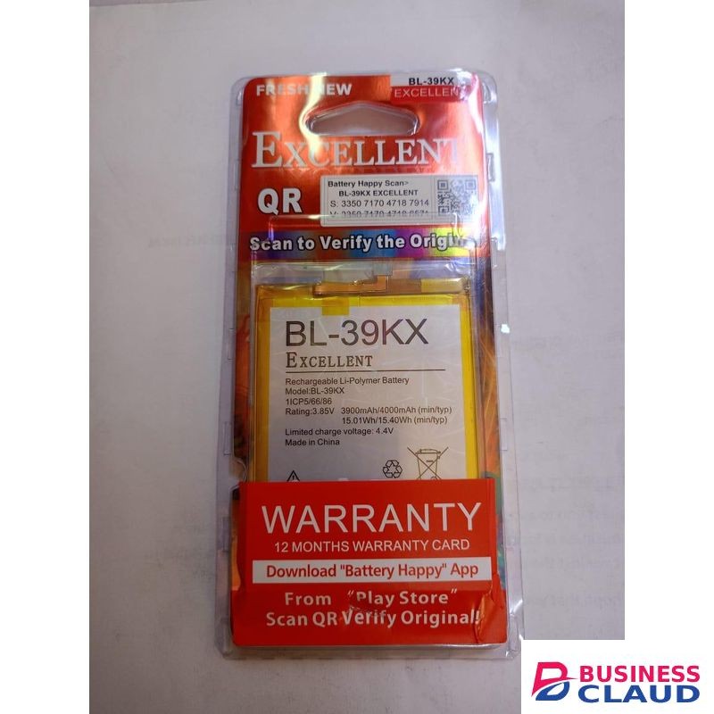 EXCELLENT Infinix X626B, X625D, S4, Hot 7 Pro Smartphone Replacement Battery