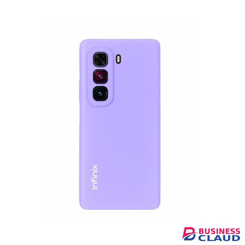 Infinix Hot 60 Pro Plus (+) Original Premium Silicone Purple Heavy Duty Phone Case/ Back Cover- Purple