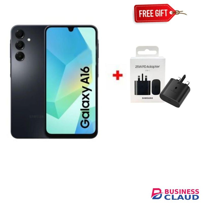 Samsung Galaxy A16" 164.4 x 77.9 x 7.9 mm (6.47 x 3.07 x 0.31 in)"4GB RAM+128GB ROM, Battery: 5000mAh + Free Gifts