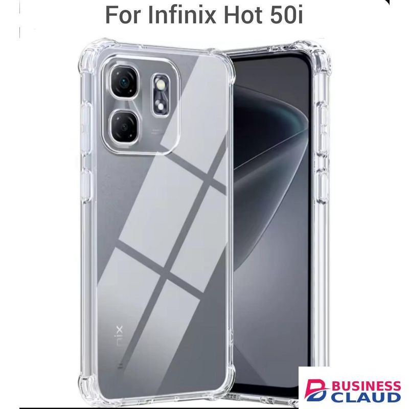 Infinix Hot 50i / Smart 9 / Smart 9 HD Soft Clear Transparent Phone Case - Crystal Flexible Protective Cover