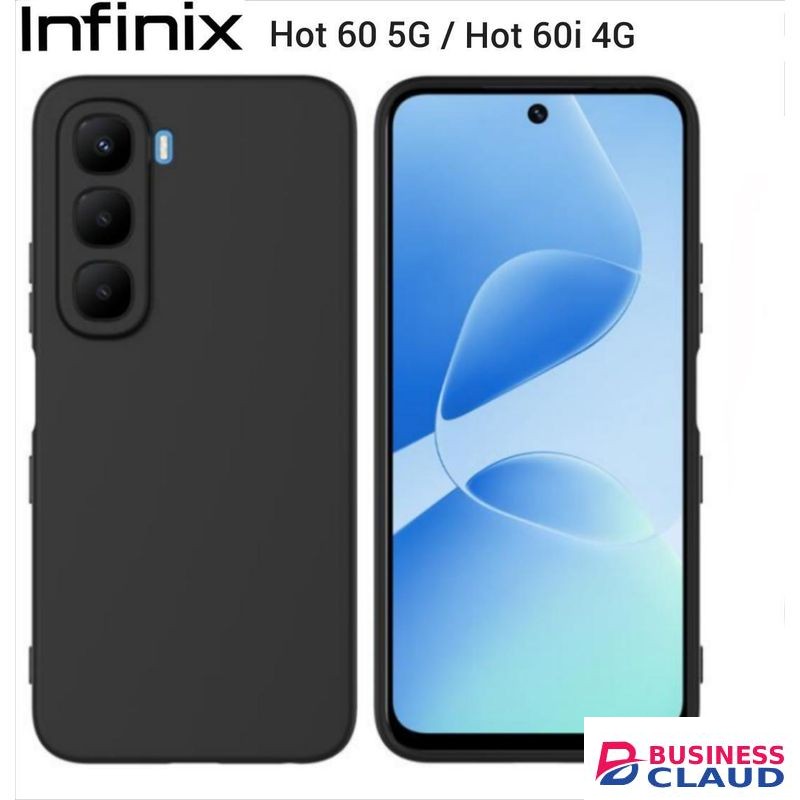 Infinix Hot 60 5G Hot 60i 4G Original Best Shockproof Silicone Protective Back Cover Case - Slim Fit Design