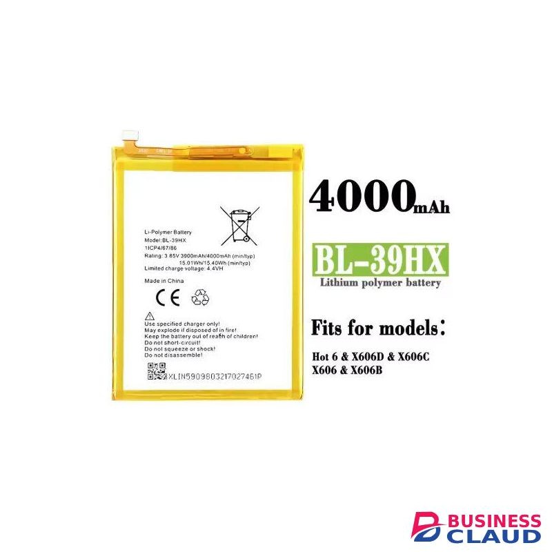 Replacement battery for Infinix HOT6 /X606