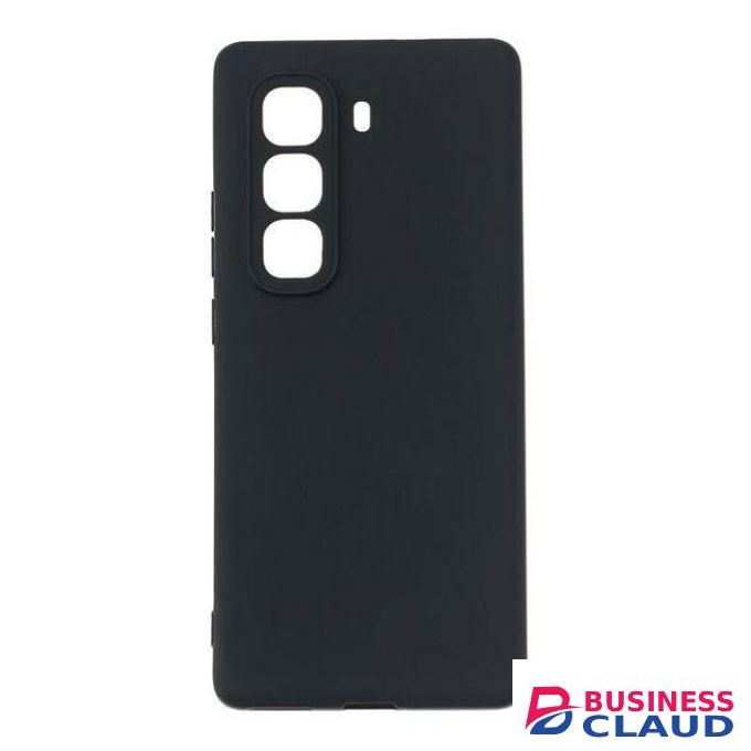 Infinix Hot 50 Pro Black Soft feel Phone Case Protective Cover
